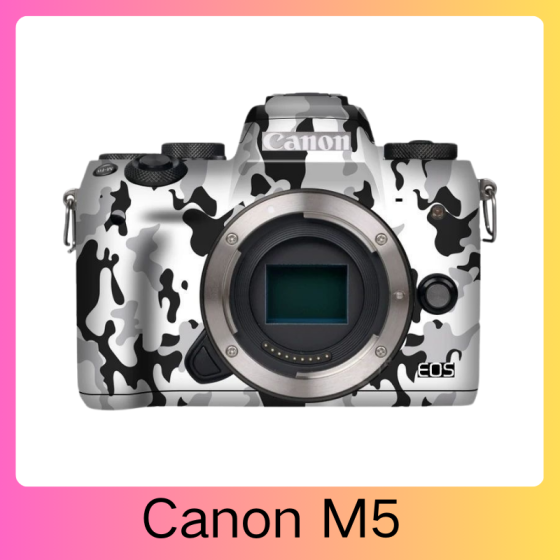 Corpo da Canon M5 - Pele câmera, adesivo câmera - com alta resistência a arranhões, à prova d'água e com design elegante.